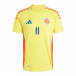 Günstige Fußballtrikots Kolumbien Juan Cuadrado 11 Heimtrikot 2024 Kurzarm